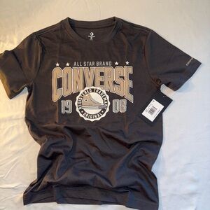 Converse Dark Gray T-Shirt with Logo, NWT, boys